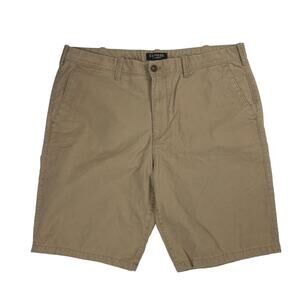 Express Shorts Classic Fit‎ Chino 10" Inseam Flat Front Khaki Casual Men's 36